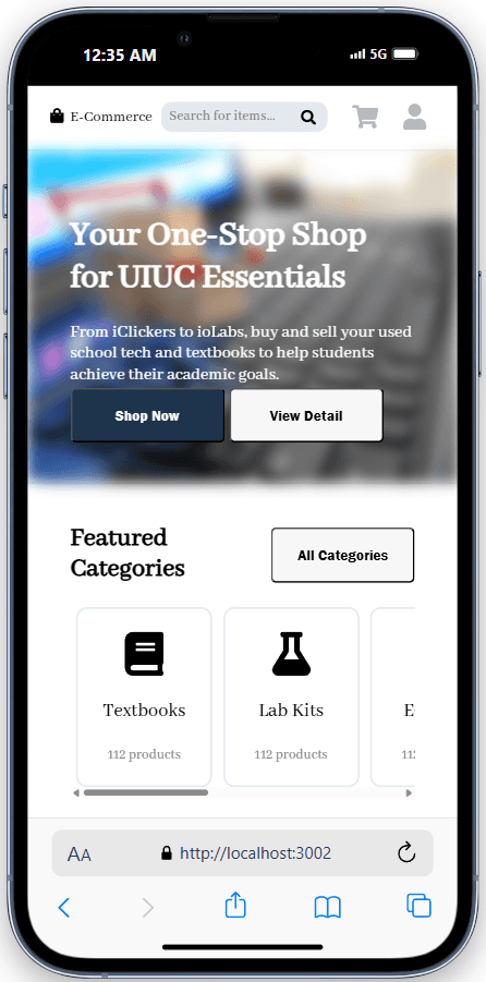 UIUC E-Commerce Website