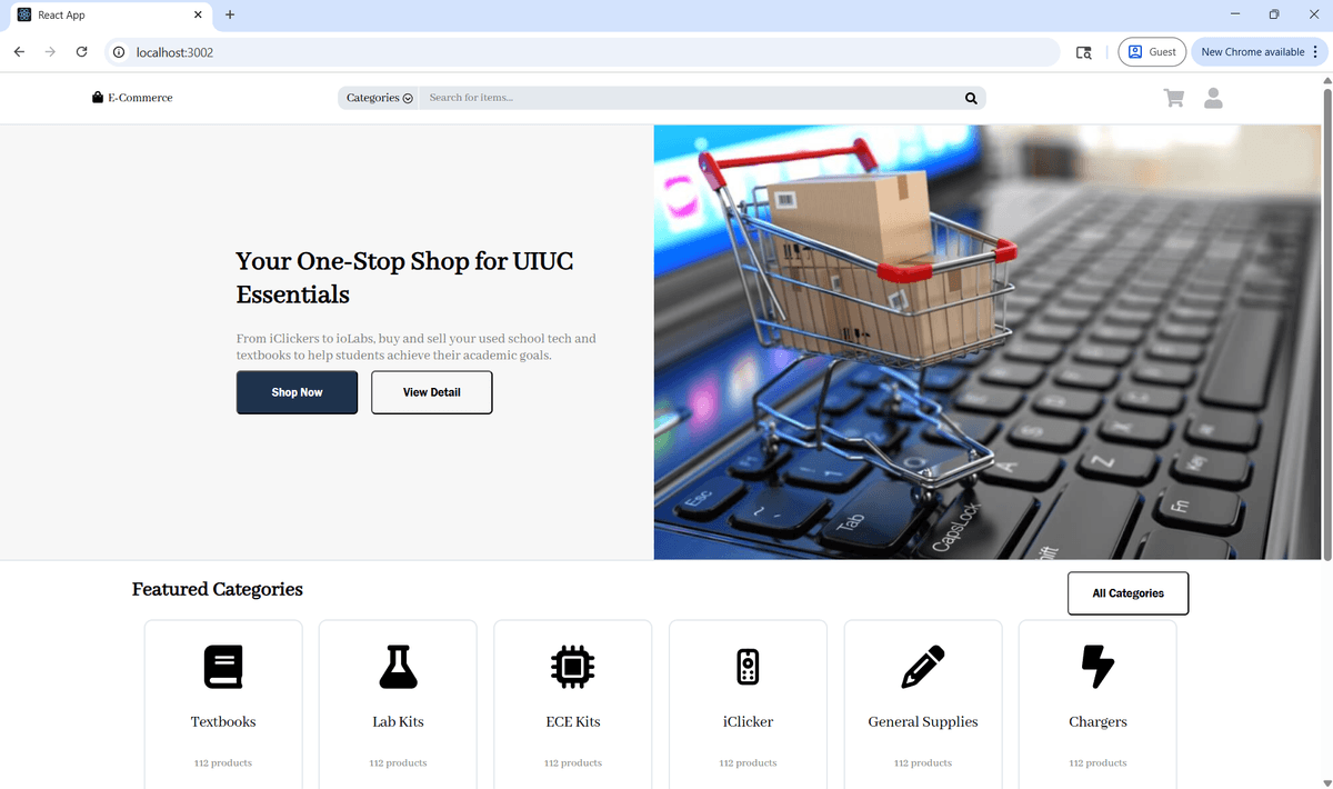 UIUC E-Commerce Website