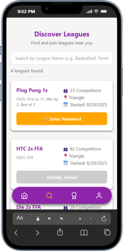 CourtRank App (Beta)