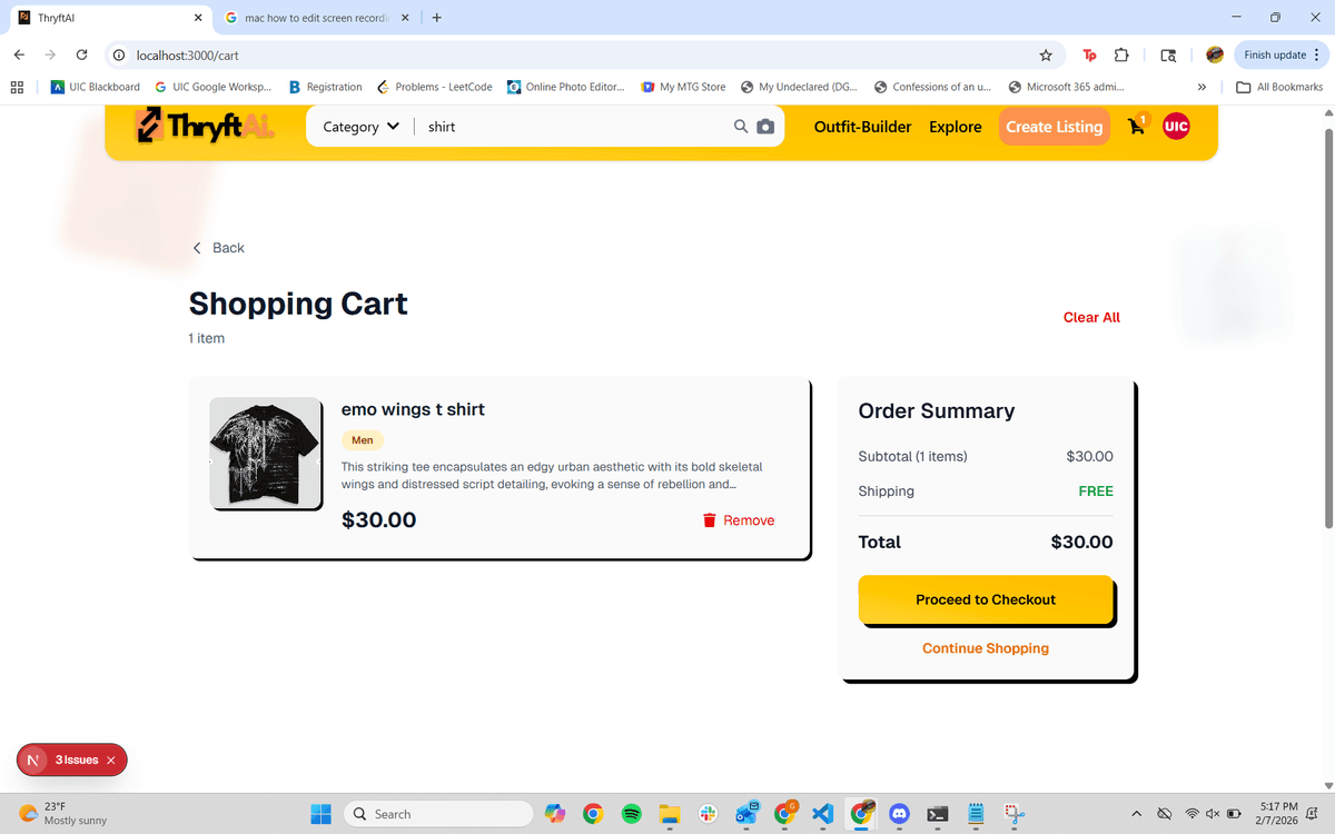 ThryftAI (Hackathon)