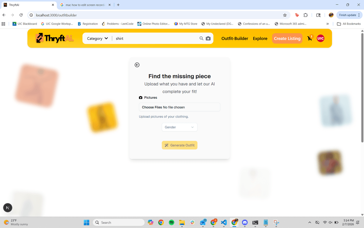 ThryftAI (Hackathon)
