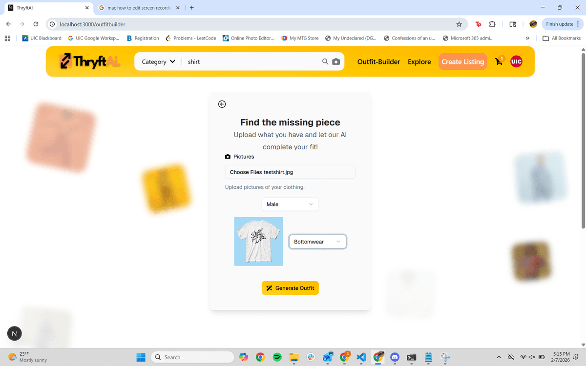 ThryftAI (Hackathon)