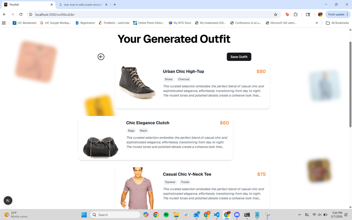 ThryftAI (Hackathon)