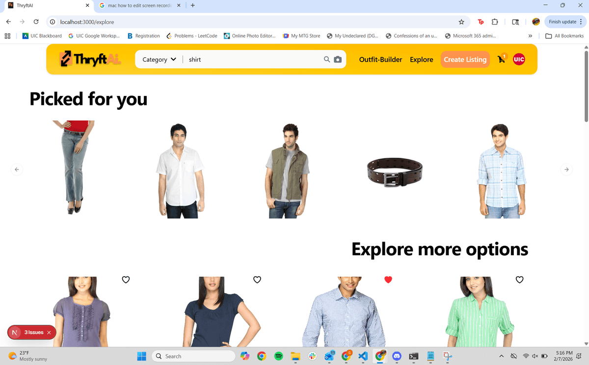 ThryftAI (Hackathon)